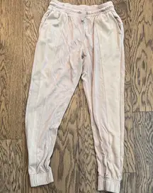 Womens Beige Jogger Pants
