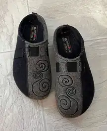 Haflinger Woman’s Slip On Clog Slippers Pure New Wool Size 40
