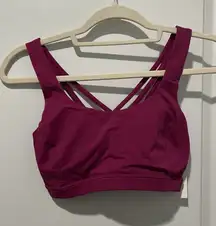 Lululemon Free to Be Serene Bra *Light Support, C/D Cup Magenta Purple Size 6