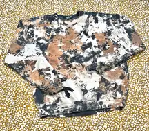 Cowhide Bleached Crewneck