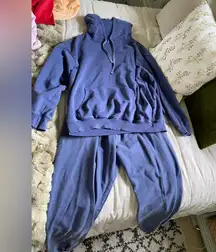Offline By Aerie | Blue Sweat Set