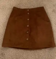 Button Down Skirt 