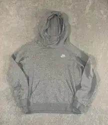 Nike Women's NSW Fleece‎ Hoodie Varsity, Standard Fit Gray Size S *