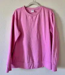 Pink stars above pullover crewneck XXL
