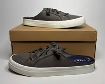 Sperry Crest Vibe Mule Sneaker in Grey Canvas