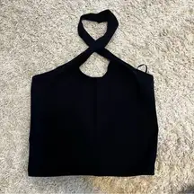 Abercrombie and Fitch Soft AF black Halter Top size medium