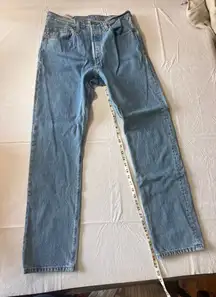 Levi's Blue Denim with Leather Patch