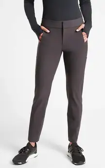 Athleta Stellar Trouser Straight Leg Pant in Shale Size 12