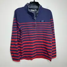 L.L. Bean striped cotton pullover size medium