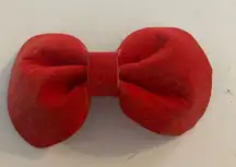 Red velvet bow