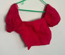 Sim & Sam PINK FLAME Blouse Top Size M