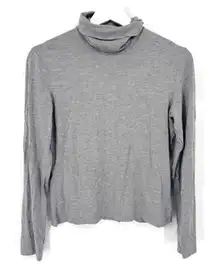 Les Copains‎ Turtleneck Top in Gray Size IT 44 US 8