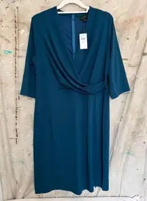 J Jill Wearever Luli Faux Wrap Dress