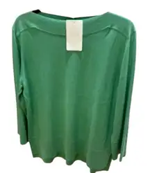 Kinross Women’s cashmere and silk boatneck pullover- Size M-NWT- was $300
