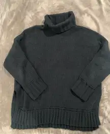 AEO oversized turtleneck sweater black size M