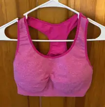 EUC Bright Pink Sports Bra, Fits Size Small