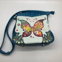 NWOT COWGIRL TRENDY BUTTERFLY CONCEAL AND CARRY CROSSBODY BAG