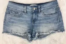 Y2K PINK Victoria's Secret Cut off blue jeans shorts