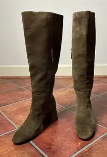 Tory Burch Leather Knee-High Boots
