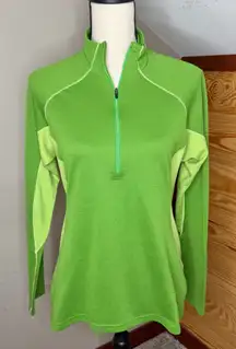Patagonia Capilene 3 Midweight Half Zip Long Sleeve Pullover Green Medium M