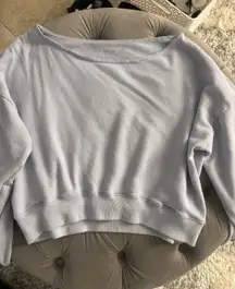 Off the Shoulder Sweatshirt