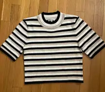 Ronny Kobo Striped Knit Top