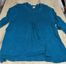 Jms just my size blue short sleeve shirt top