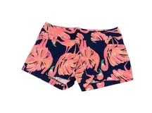 Lilly Pulitzer 4" Ellie Shorts Resort Navy Gimme Some Leg Flamingos Coastal 00‎