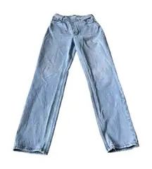 Abercrombie & Fitch‎ Womens The Dad High Rise Curve Love Button Fly 2L/26 Long