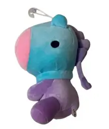 NWOT New BTS21 Line Friends Plushie "MANG" Blue-Purple Horse Plushie‎ Keychain