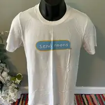 Send Noons High Noon Tee Shirt White Small