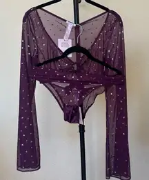 Savage X Fenty Gift Me More Bikini Panty Starry top size M