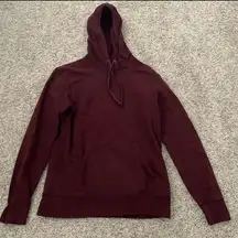 Good fellow size medium burgundy hoodie with a relaxed fit #hoodie
