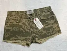 Current Elliott The Boyfriend Camo Shorts