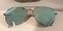 Sojos Blue Mirror Aviator Sunglasses