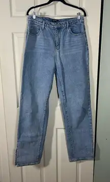 PrettyLittleThing Light Blue Denim Jeans