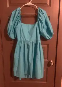 Bright Blue A Nee Day Mini Dress