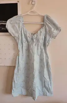 Puff Sleeve Floral Dress