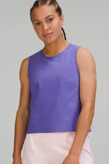 Lululemon Swift Ventilated Running Tank Top Charged Indigo 12