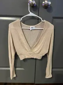 Tan Crop Top