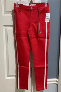 Women’s Size 26/2  Jeans Sarah Ankle Skinny Red Jeans