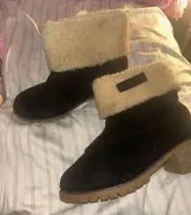 Black Fur Boots 