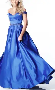 Blue Ball Gown