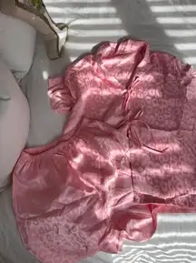 Amazon Leopard Satin Pj Set