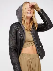 Free People Leather Jacket