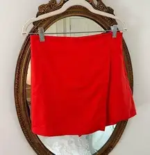 VICI Cute Red Satin Skort NWOT