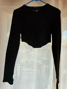 Ksubi crop top long sleeve