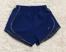 Nike Dri Fit Running Shorts Blue‎ Zebra XS