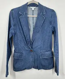 Sundance Size 2‎ Denim Jean Jacket Blazer Classic Contemporary Western