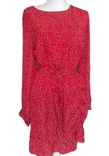 Missguided Red Polka Dot Dress